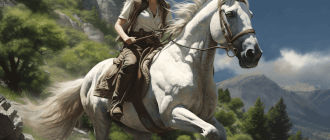 всадница на коне