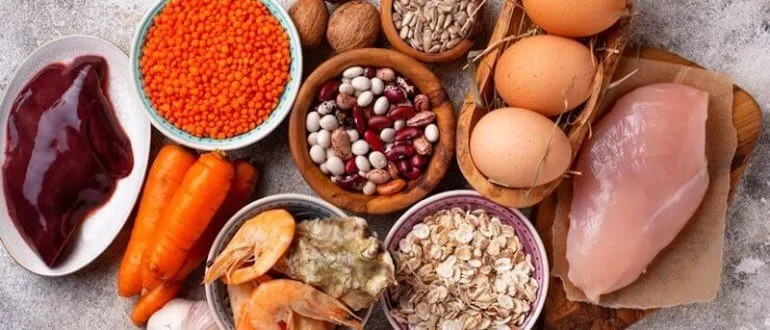 Продукты с железом