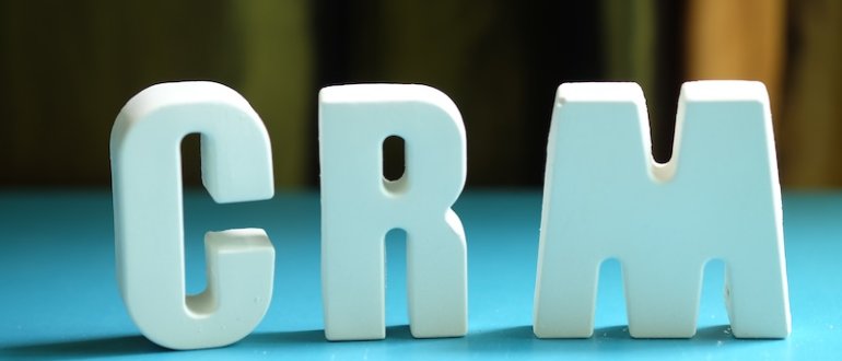 arrange white letters as CRM